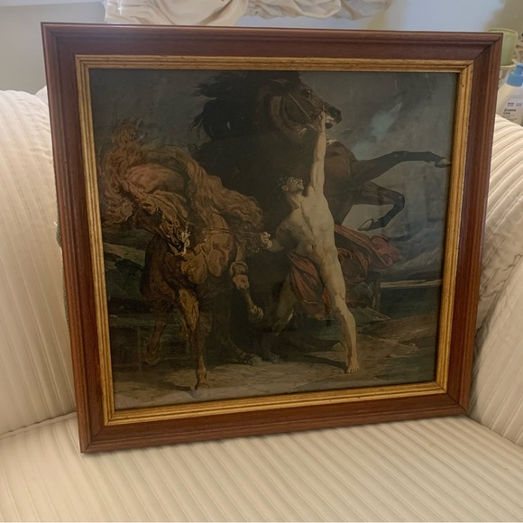 Other - Framed “Automedon with the Horses of Achilles”